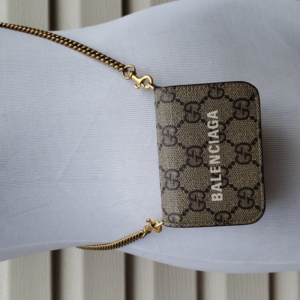 GUCCI X BALENCIAGA GG WEB SUPREME HACKER PROJECT WALLET ON CHAIN WOC